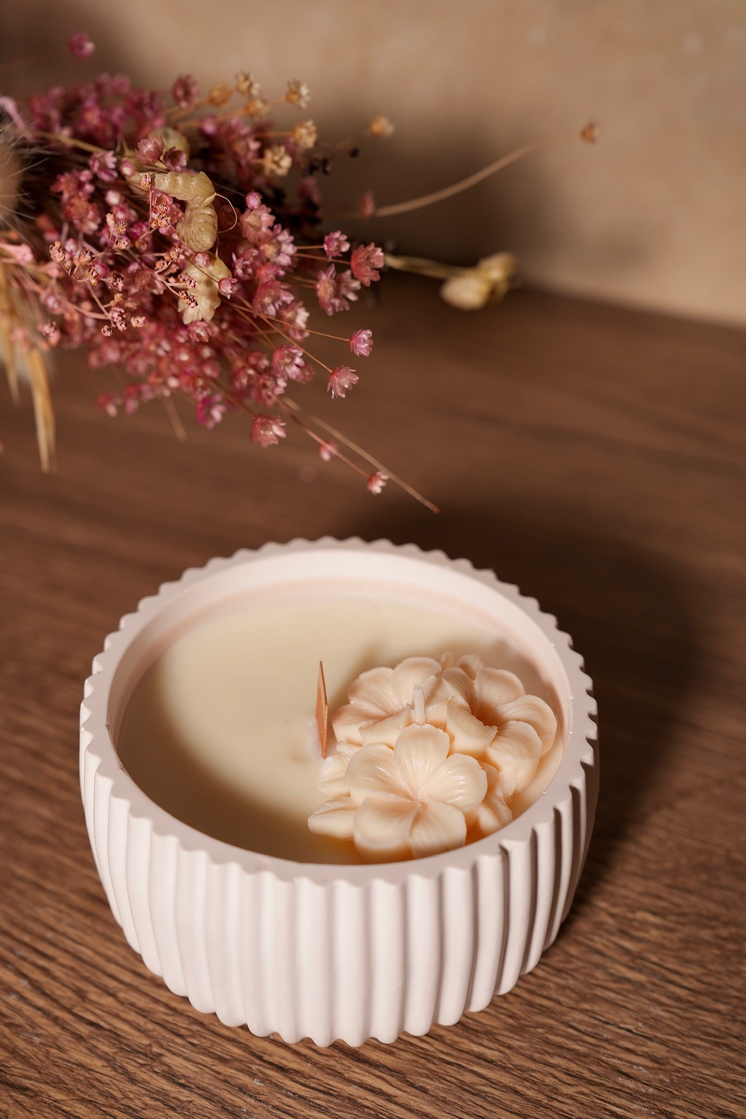 Bougie Grosse Pétales de Douceur