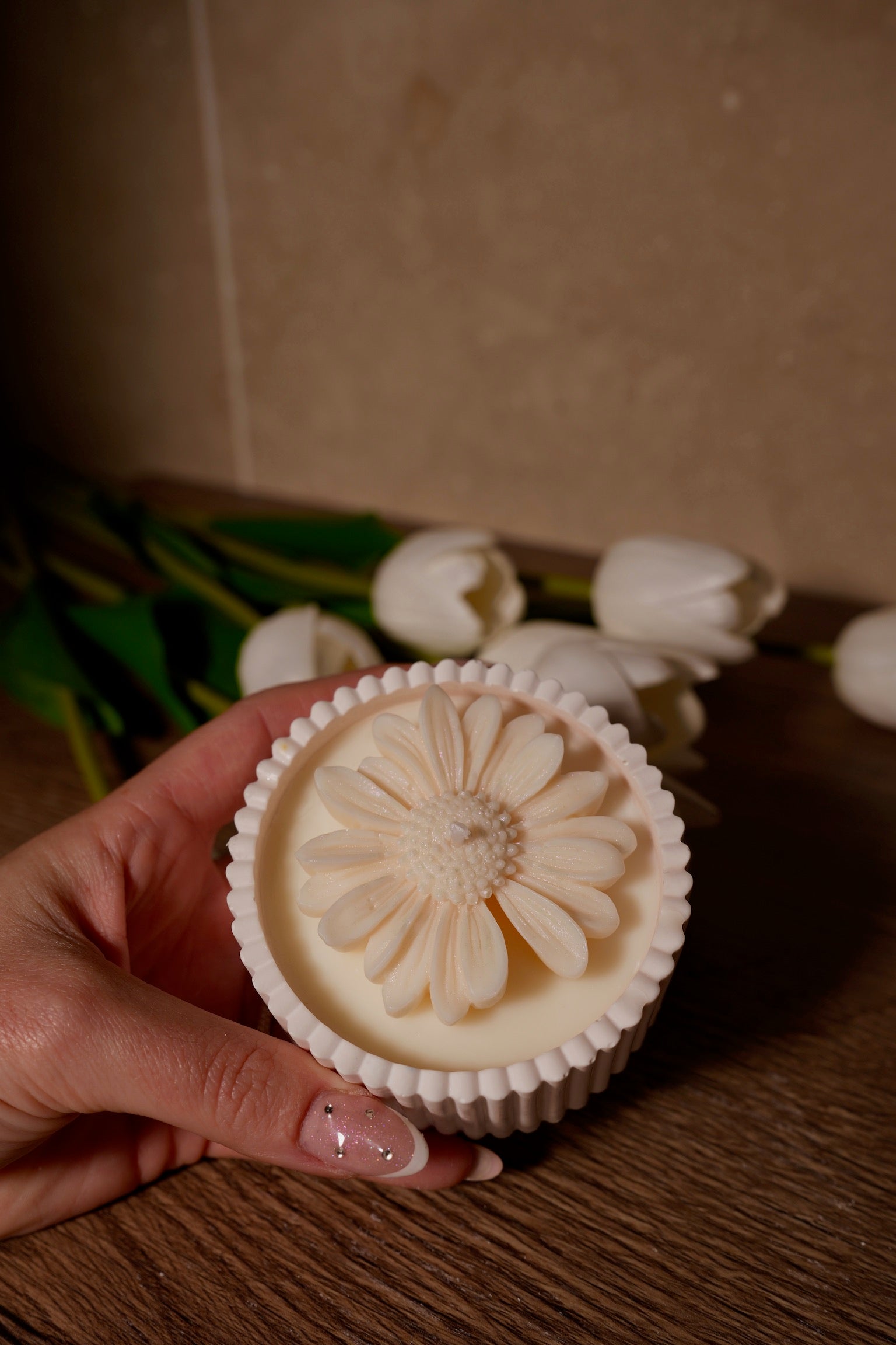 Bougie Cœur de Marguerite